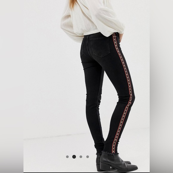 Superdry Sophia High Waist Skinny Jeans with Star Panel 26x32 - Picture 7 of 12